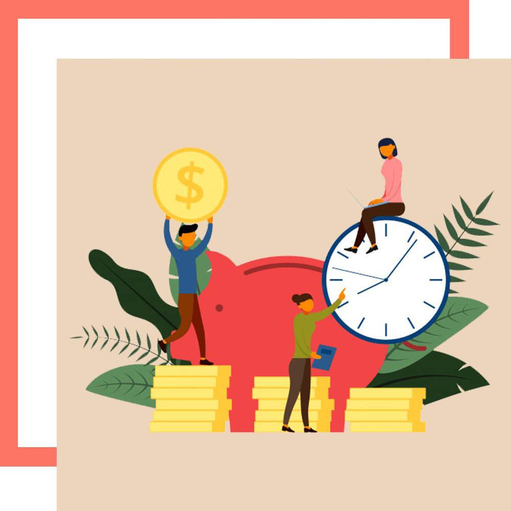 Graphic of people considering a legal moneylender debt consolidation loan in Singapore