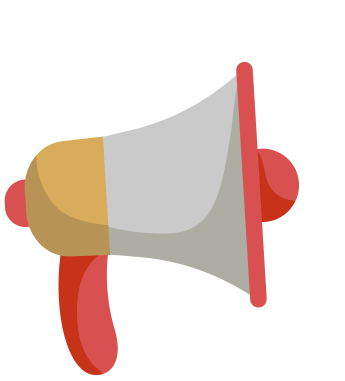 A speaker icon representing how licensed money lenders can advertise